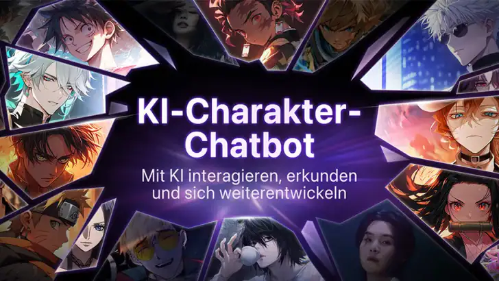 PolyBuzz -Talk to AI Character feature graphic