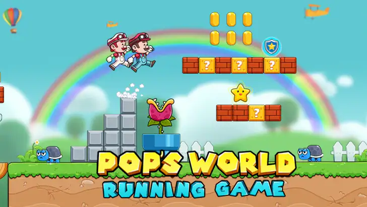 Pop's World - Running Game feature graphic