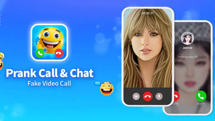 Prank Video Call - Fake Chat feature graphic
