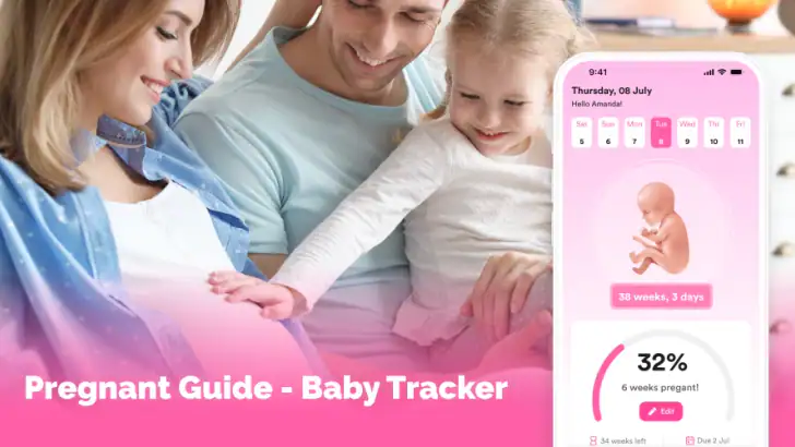 Pregnant Guide - Baby Tracker feature graphic