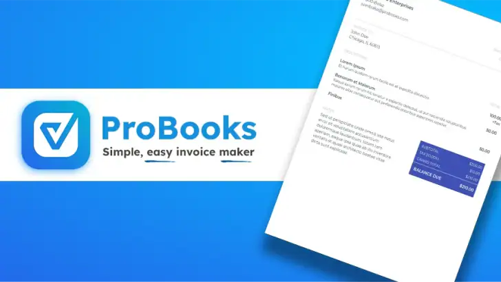 ProBooks: Rechnungsersteller feature graphic