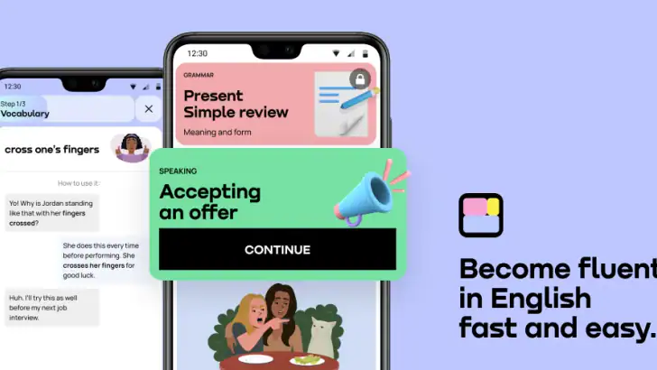Promova: Englisch lernen App feature graphic