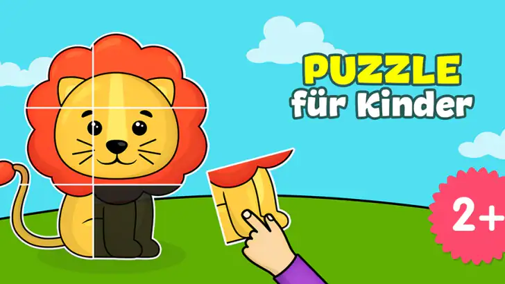 Puzzle & Malspiele für Kinder feature graphic