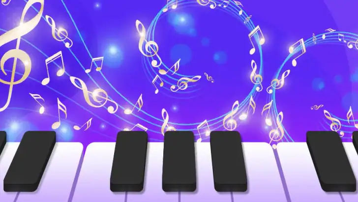 Rainbow Piano: Musik Spiel feature graphic