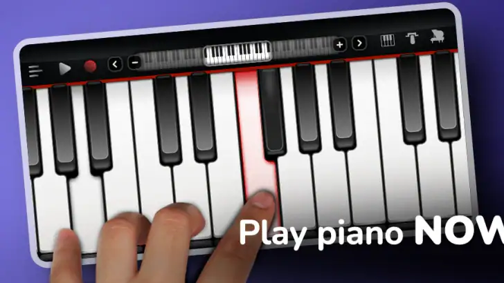 Real Piano: Piano-Keyboard feature graphic