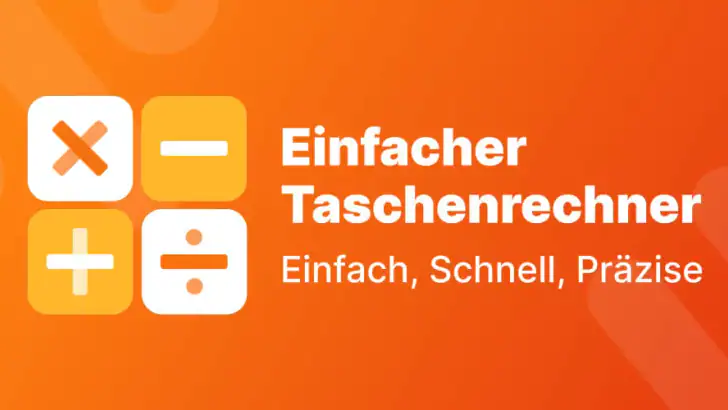 Rechner: Taschenrechner feature graphic