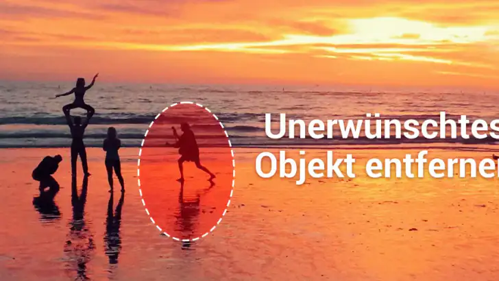 Retouch - Objekte entfernen AI feature graphic