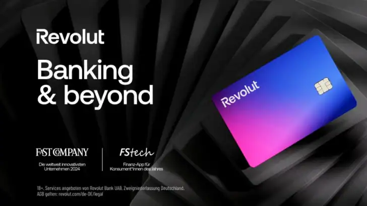 Revolut — Banking & Trading feature graphic