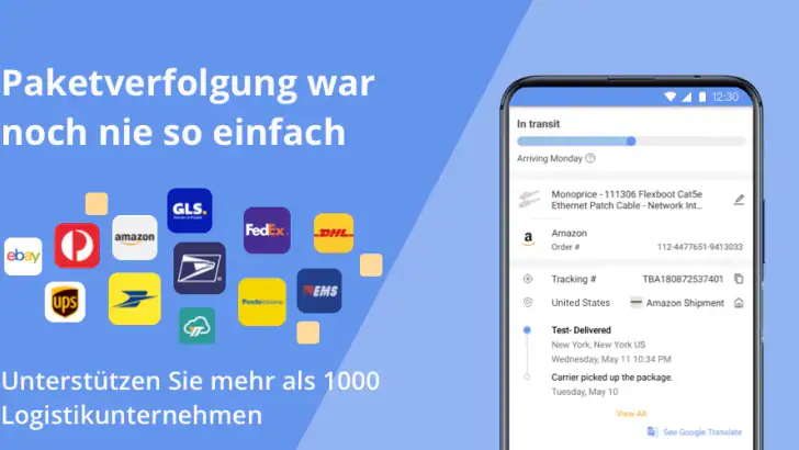 Sendungsnachverfolgung feature graphic