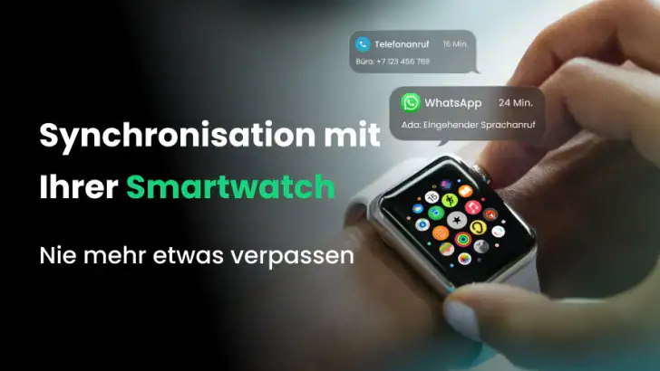 Smartwatch App - Wear OS Sync feature graphic