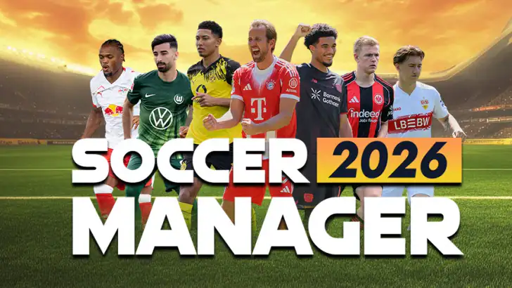 Soccer Manager 2026 - Fußball feature graphic