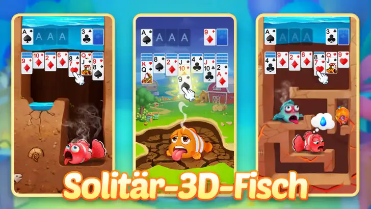 Solitär-3D-Fisch feature graphic