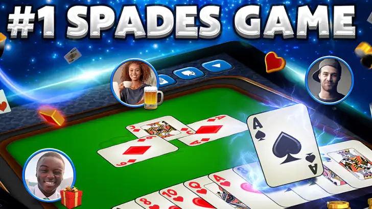 Spades Plus - Card Game feature graphic