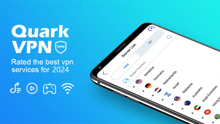 Speedy Quark VPN - VPN Master feature graphic