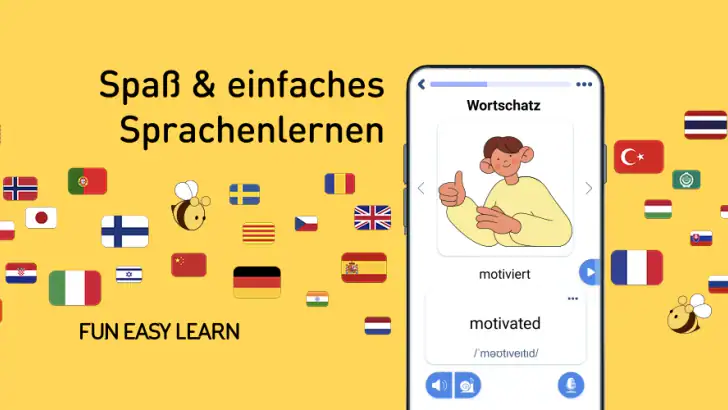 Sprachen lernen - FunEasyLearn feature graphic