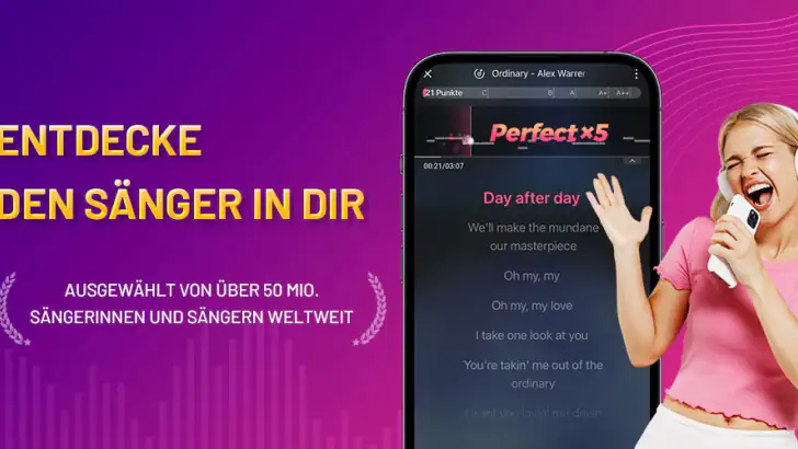 StarMaker: Singe Karaoke feature graphic