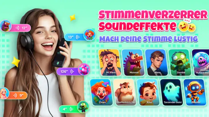 Stimmenverzerrer – VChanger feature graphic