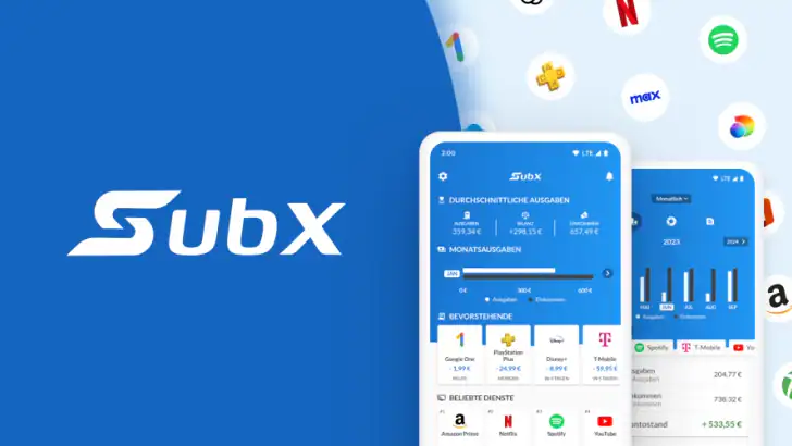 SubX - Abonnement-Manager feature graphic