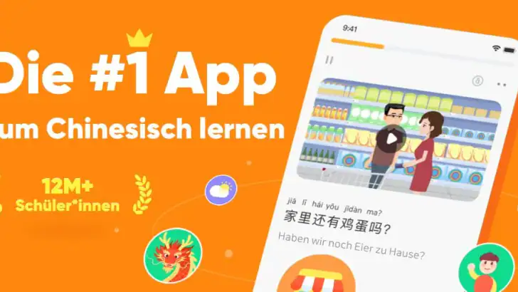 SuperChinese-Chinesisch lernen feature graphic