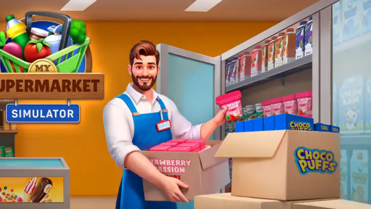 Supermarket Store Simulator feature graphic