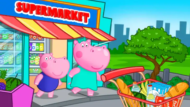 Supermarkt: Einkaufs spiele feature graphic
