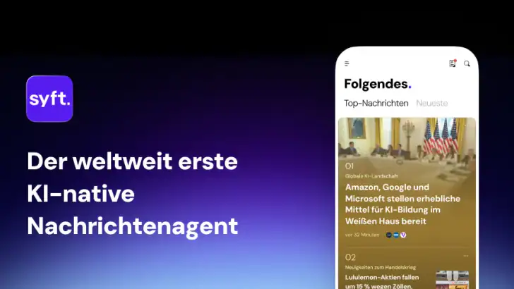 Syft: KI-native Nachrichten feature graphic