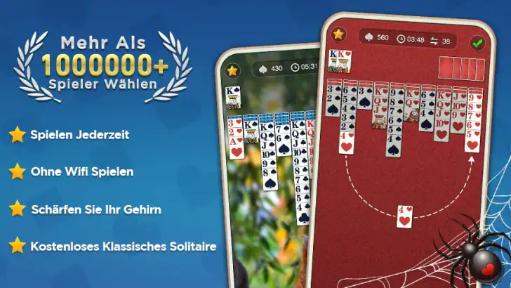 Täglicher Spider Solitaire feature graphic