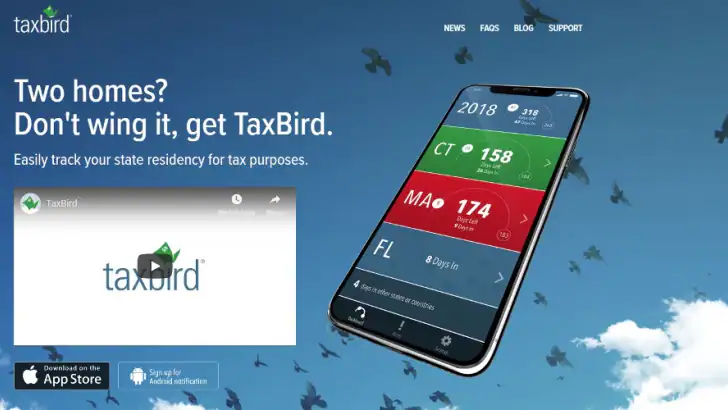 TaxBird - Residency Tracker feature graphic
