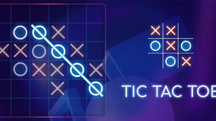 Tic Tac Toe 2 Player: XO Game feature graphic