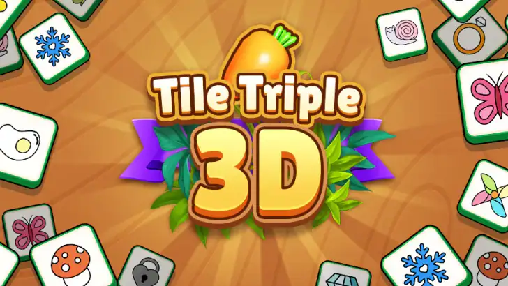 Tile Triple 3D - Match Master feature graphic