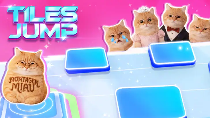Tiles Jump Musik & Ball Spiele feature graphic