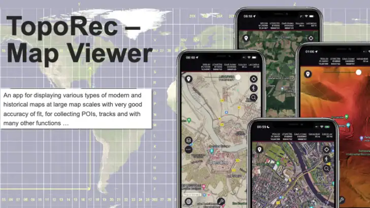TopoRec - Maps feature graphic