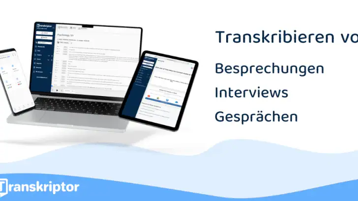 Transkriptor - Sprache zu Text feature graphic