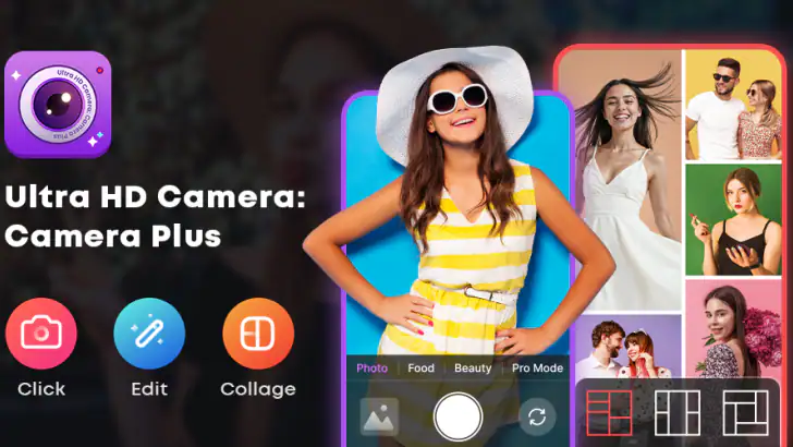 Ultra HD Camera: Camera Plus feature graphic