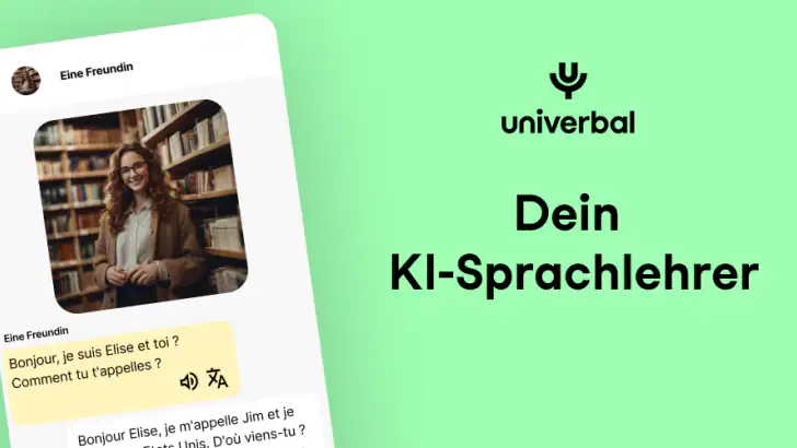 Univerbal: KI‑Sprachtutor feature graphic