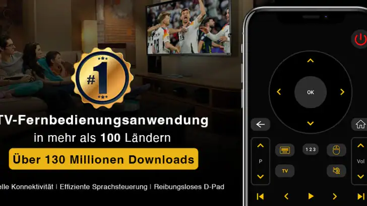 Universal-TV-Fernbedienung feature graphic