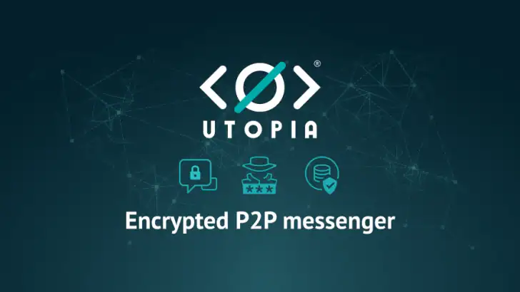 Utopia — Private Messenger feature graphic