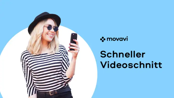 Video Bearbeiten Movavi Clips feature graphic