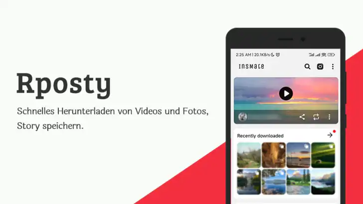 Video Downloader - Story Saver feature graphic