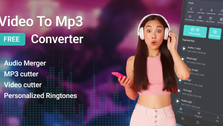 Video zu MP3 Konverter feature graphic