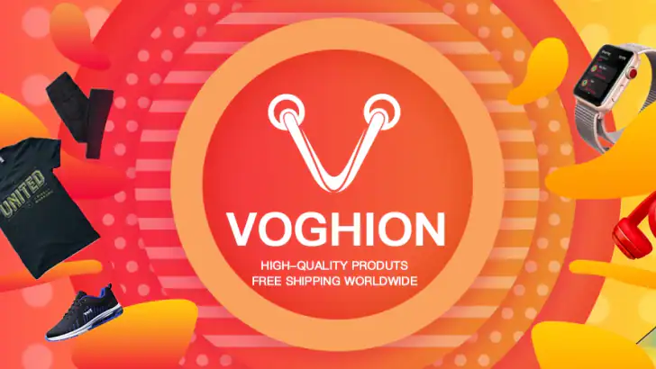 Voghion - Online-Shopping-App feature graphic