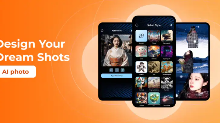 VoraAI: AI Image Generator feature graphic