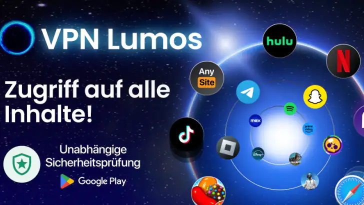 VPN Lumos: VPN für Sicherheit feature graphic