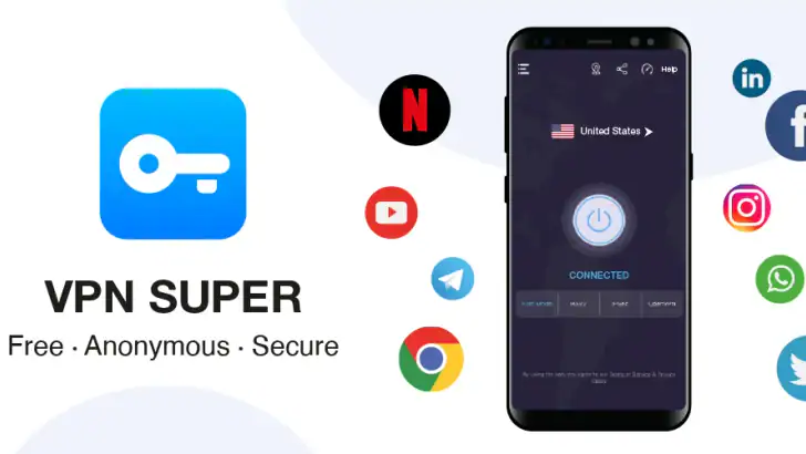 VPN - Super Unlimited Proxy feature graphic