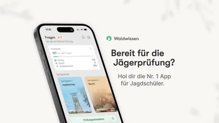 Waidwissen - Jagdschein App feature graphic