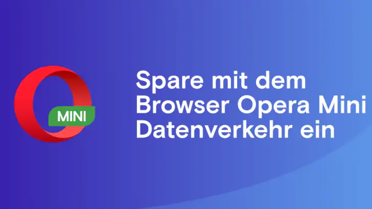 Webbrowser Opera Mini feature graphic