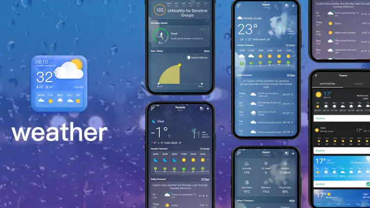 Wetter vorhersage feature graphic