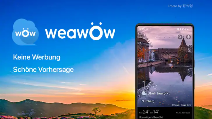 Wetter & Widget - Weawow feature graphic