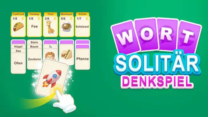 Wort Solitär: Denkspiel feature graphic