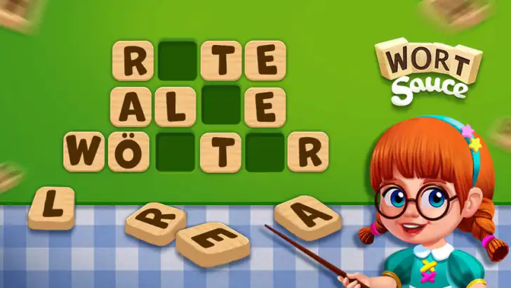 Wortsauce: Word Connect-Puzzle feature graphic